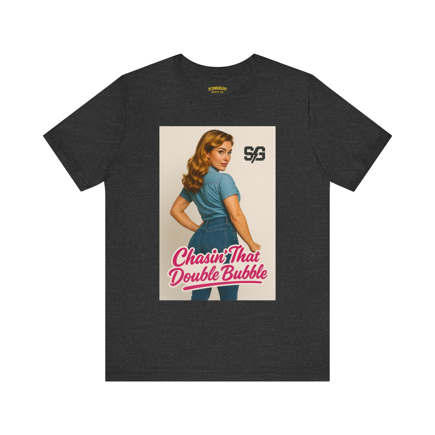 Retro Chasin' That Double Bubble - Vintage Style Graphic Shirt