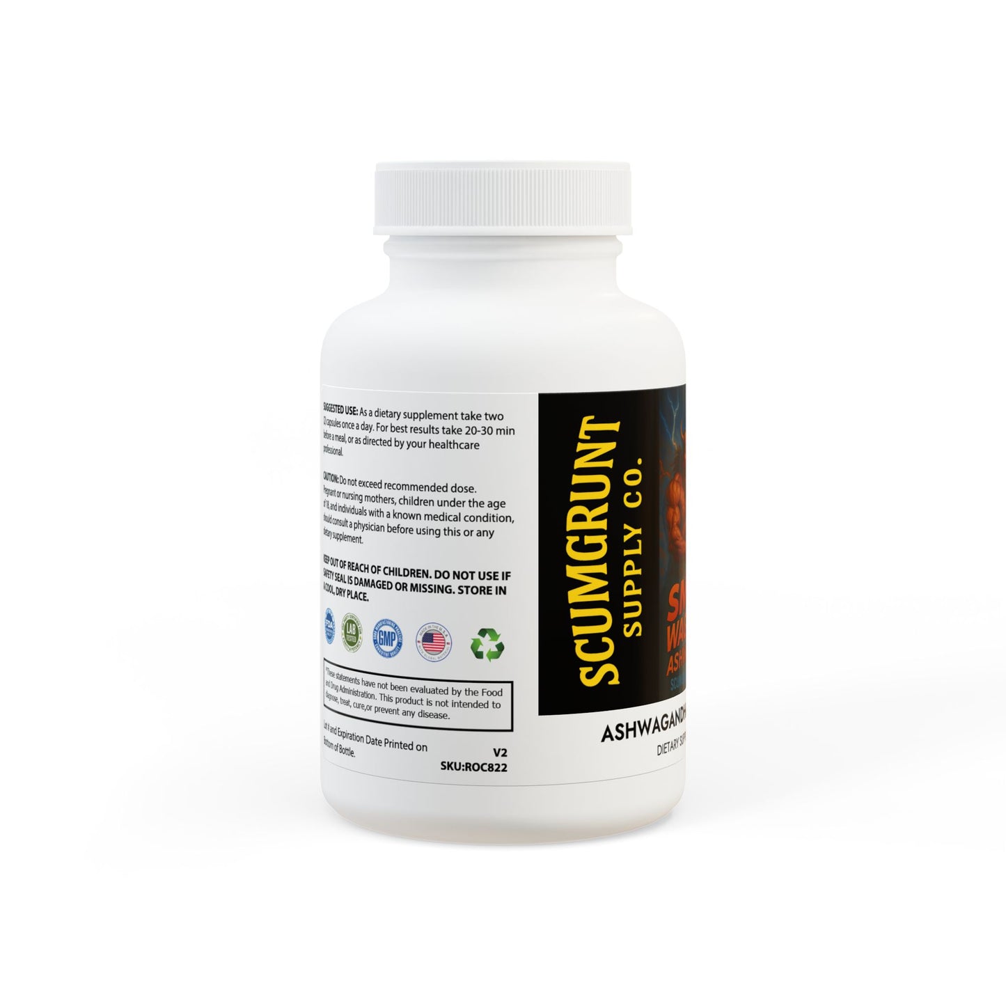 Smash-wagandha Ashwagandha and Black Pepper Supplement (60 capsules)