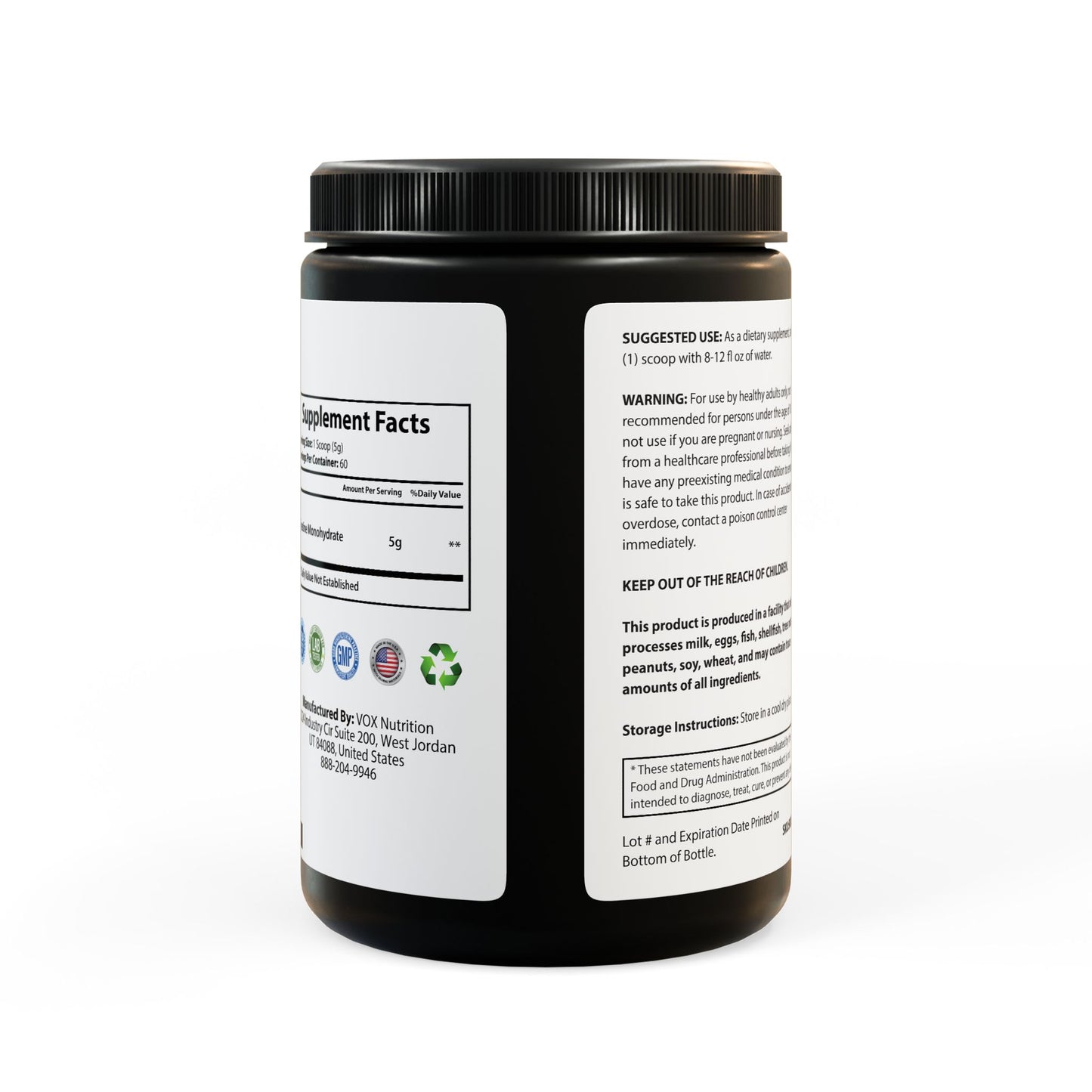 Barbari-Tine - Creatine Monohydrate Supplement (300g, 10.58oz)