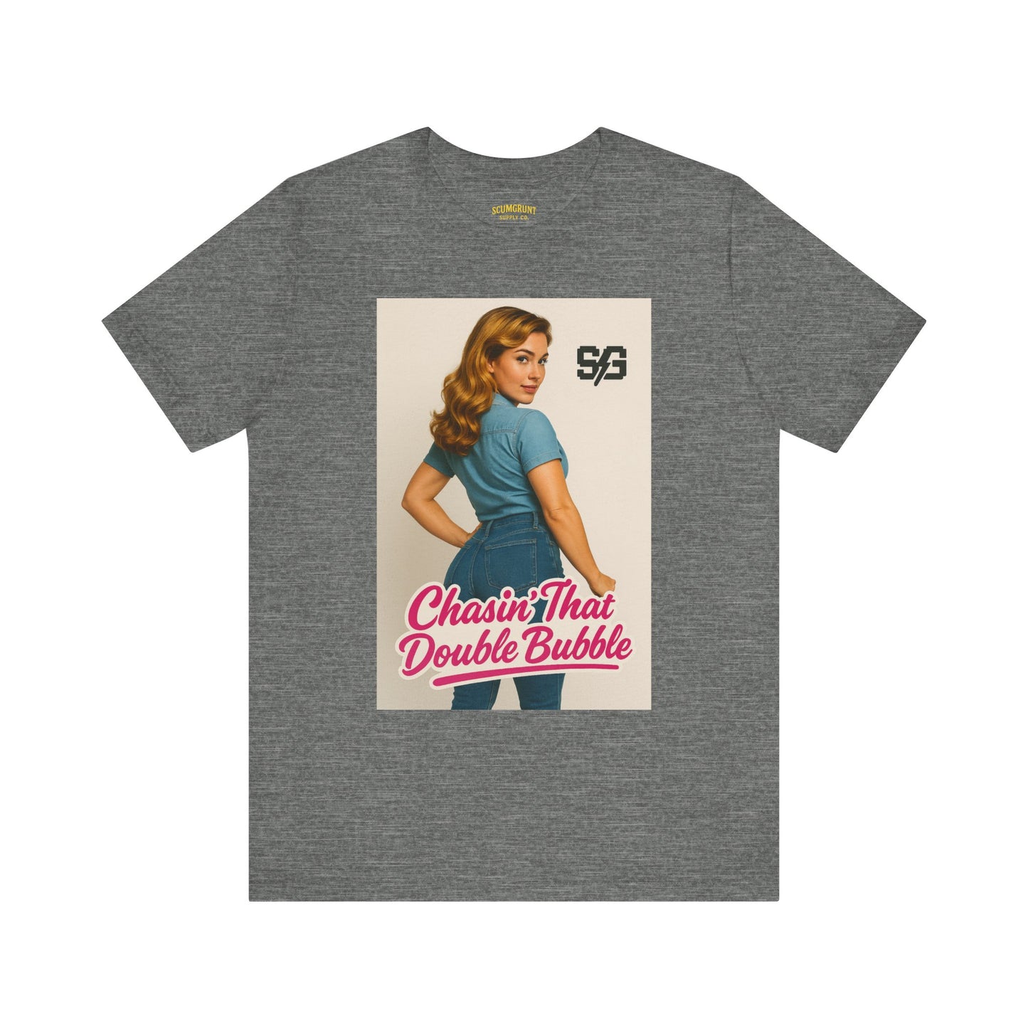 Retro Chasin' That Double Bubble - Vintage Style Graphic Shirt