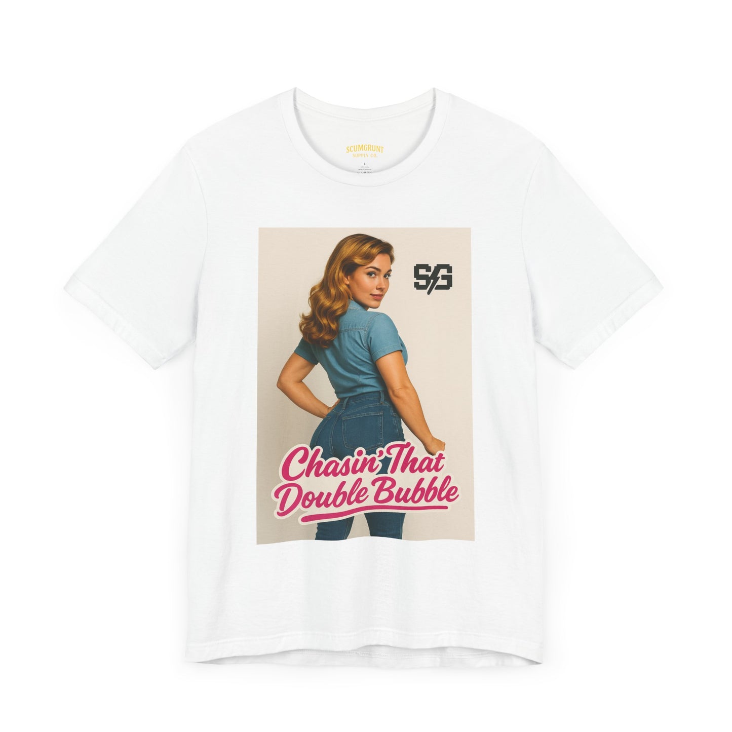 Retro Chasin' That Double Bubble - Vintage Style Graphic Shirt