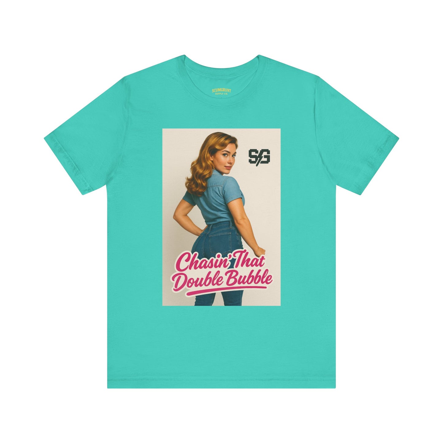 Retro Chasin' That Double Bubble - Vintage Style Graphic Shirt