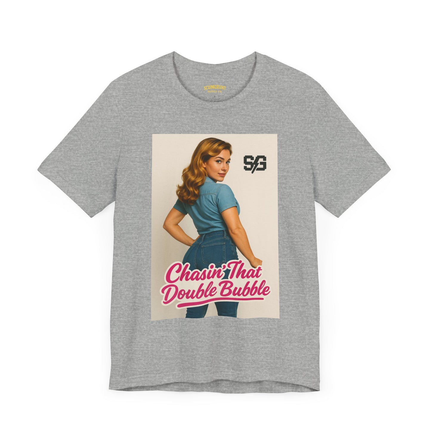 Retro Chasin' That Double Bubble - Vintage Style Graphic Shirt