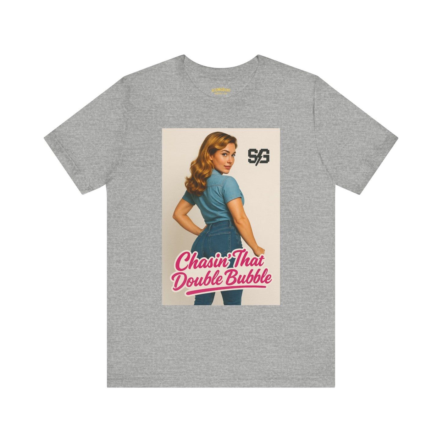 Retro Chasin' That Double Bubble - Vintage Style Graphic Shirt