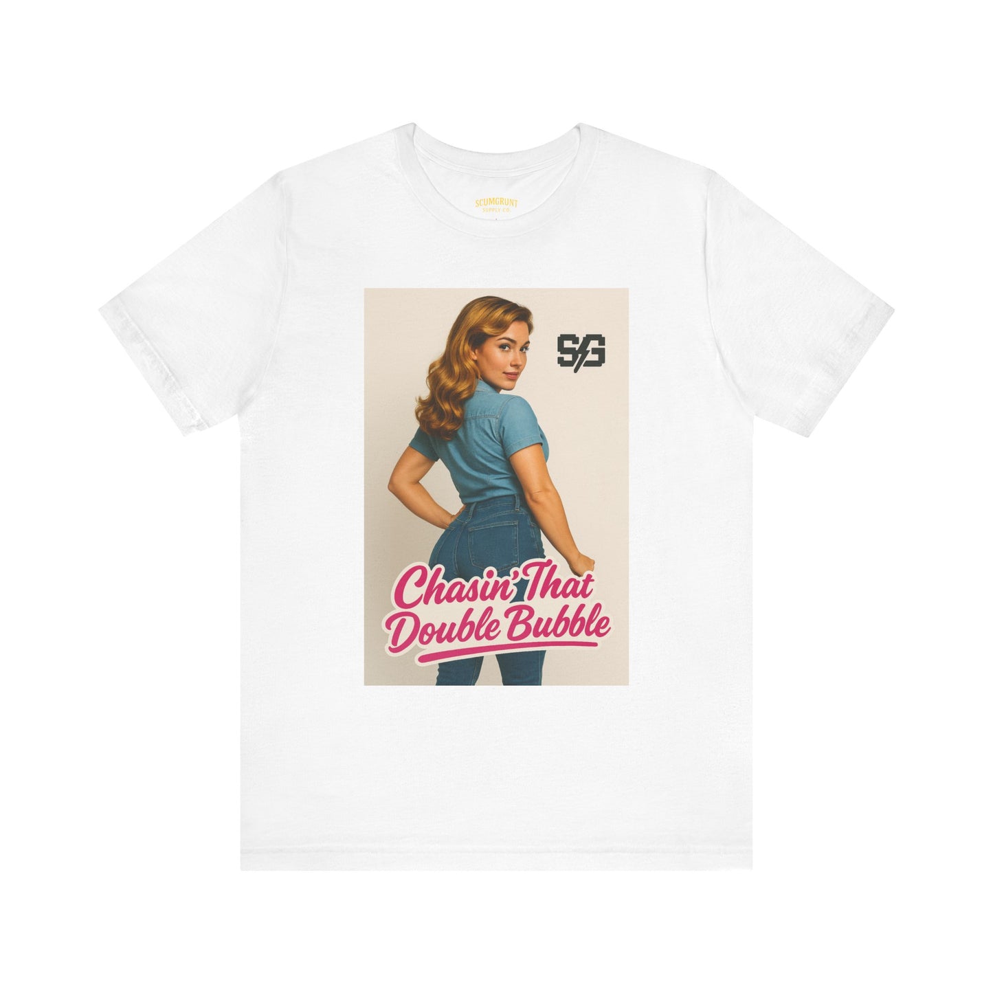 Retro Chasin' That Double Bubble - Vintage Style Graphic Shirt