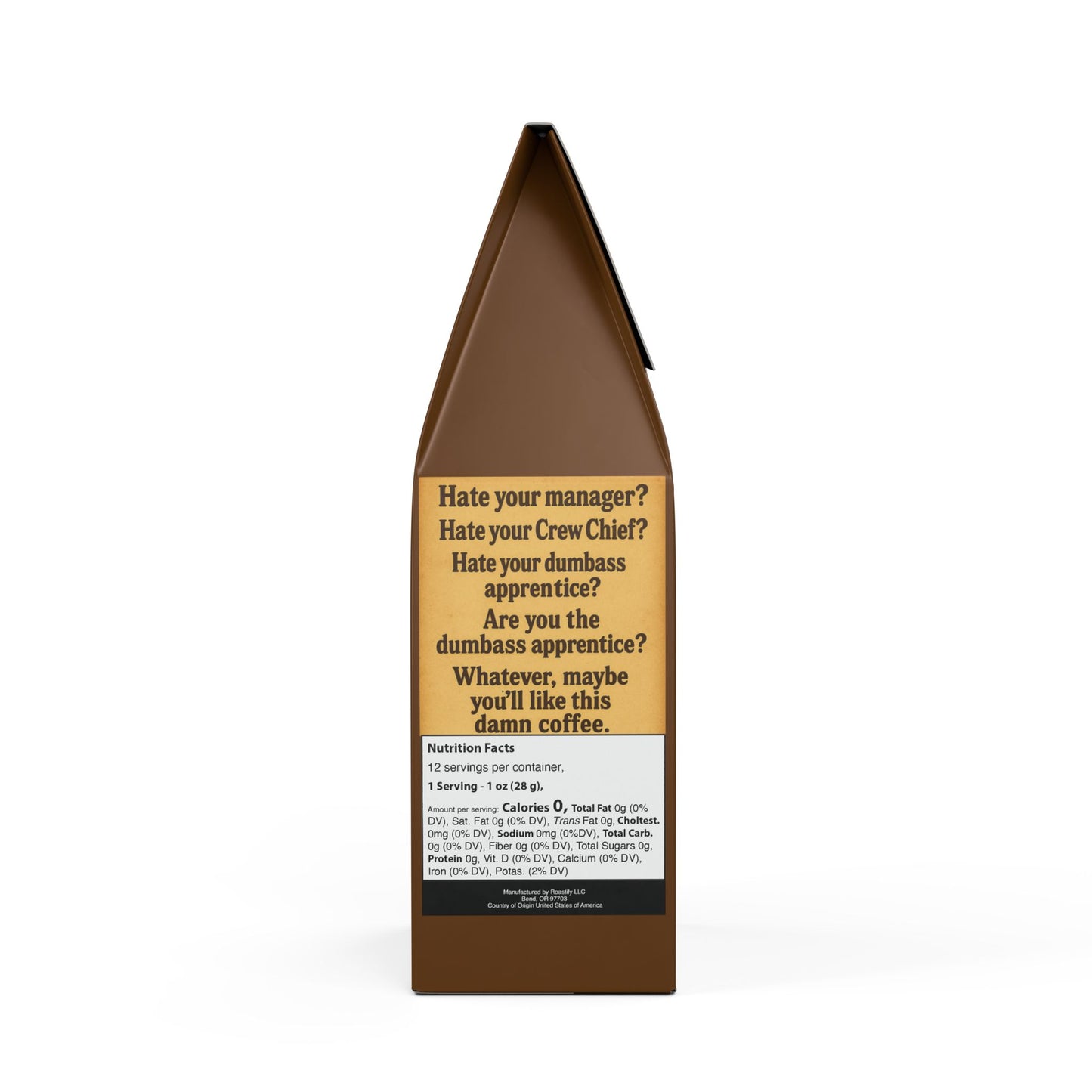 Pardon my french roast (Dark French Roast coffee)