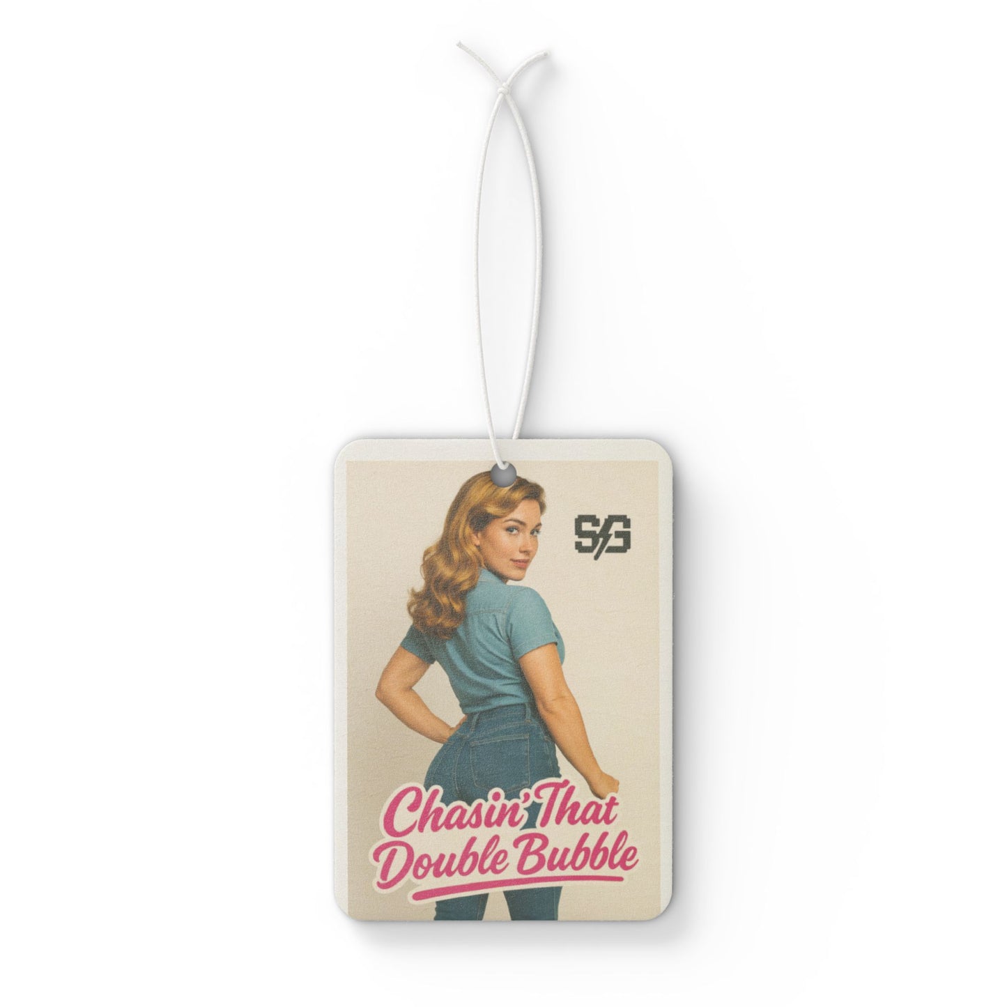 Retro Car Air Freshener - Chasin' That Double Bubble