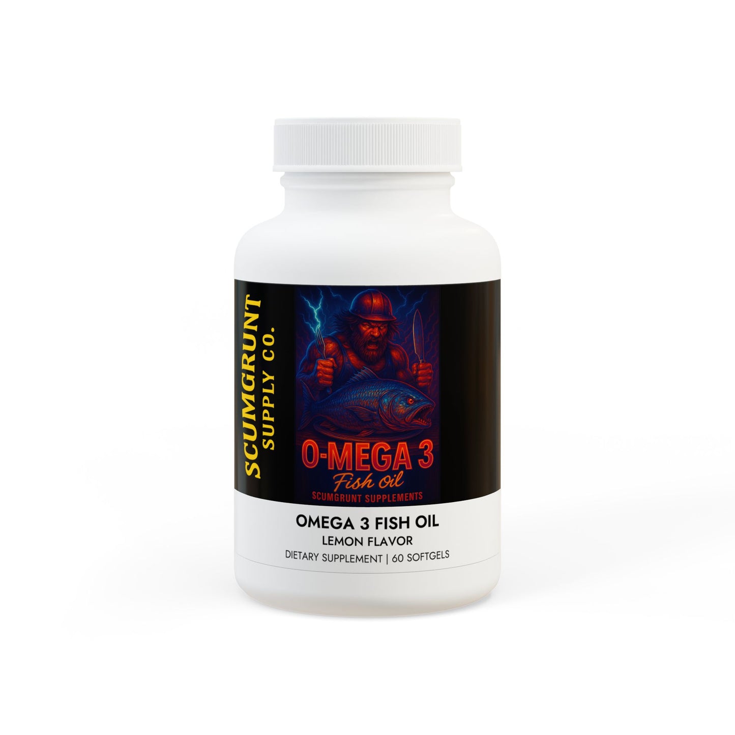 Omega 3 Fish Oil Supplement (60 Softgels)
