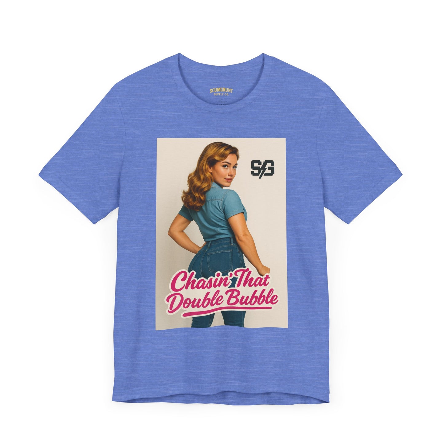 Retro Chasin' That Double Bubble - Vintage Style Graphic Shirt