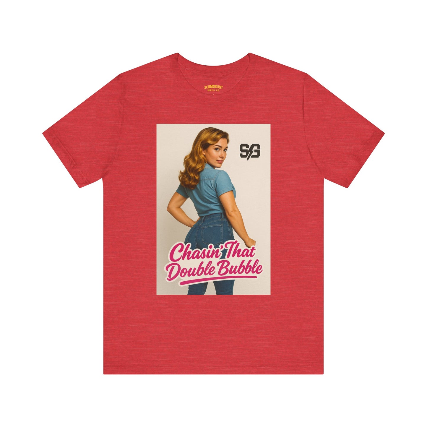 Retro Chasin' That Double Bubble - Vintage Style Graphic Shirt