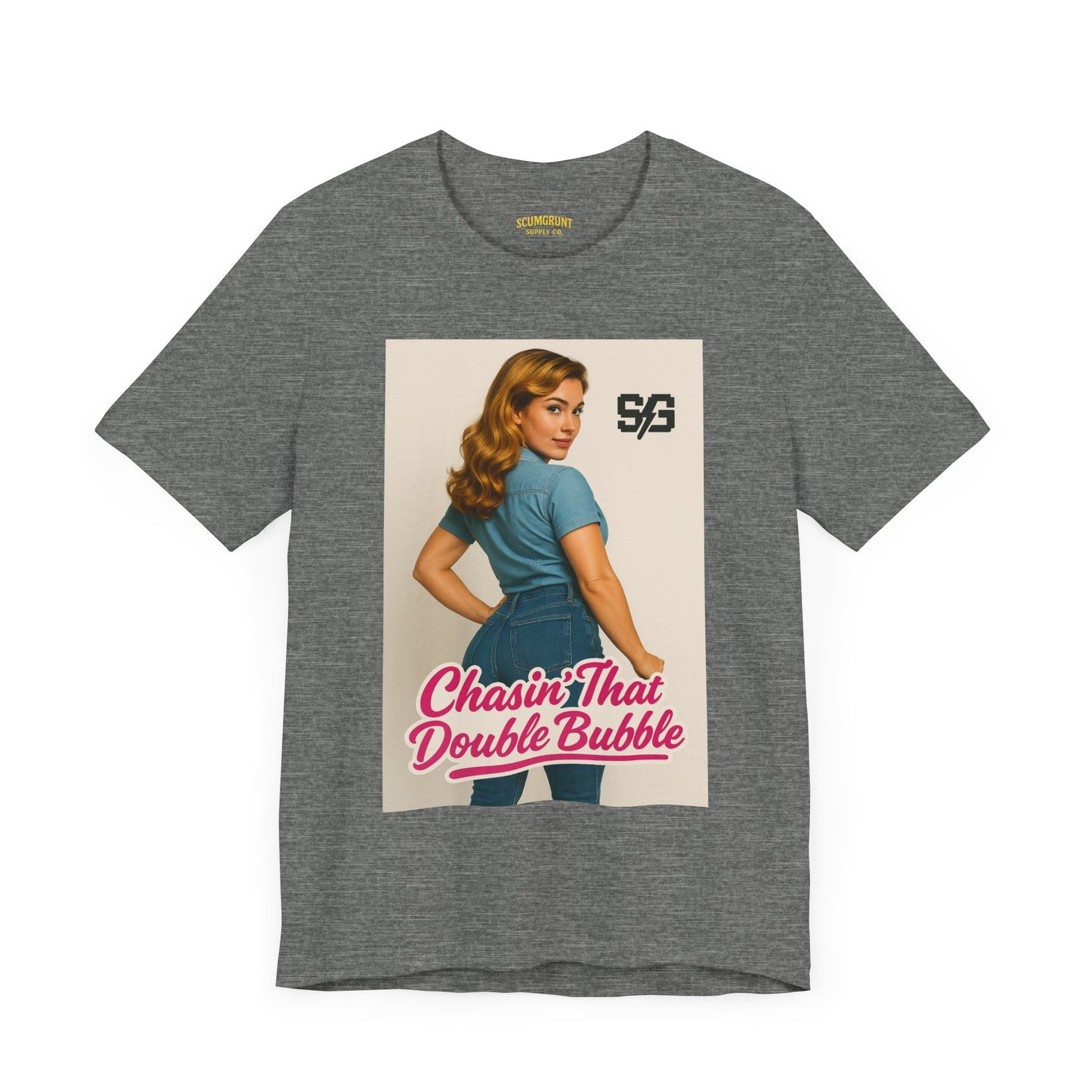 Retro Chasin' That Double Bubble - Vintage Style Graphic Shirt