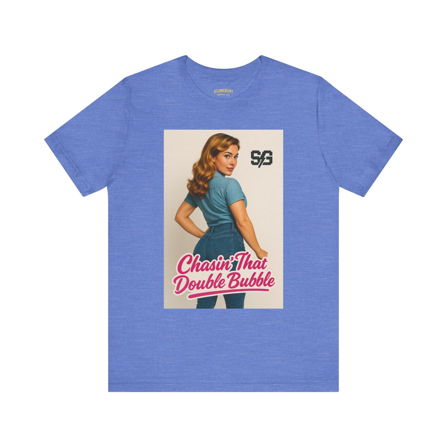 Retro Chasin' That Double Bubble - Vintage Style Graphic Shirt