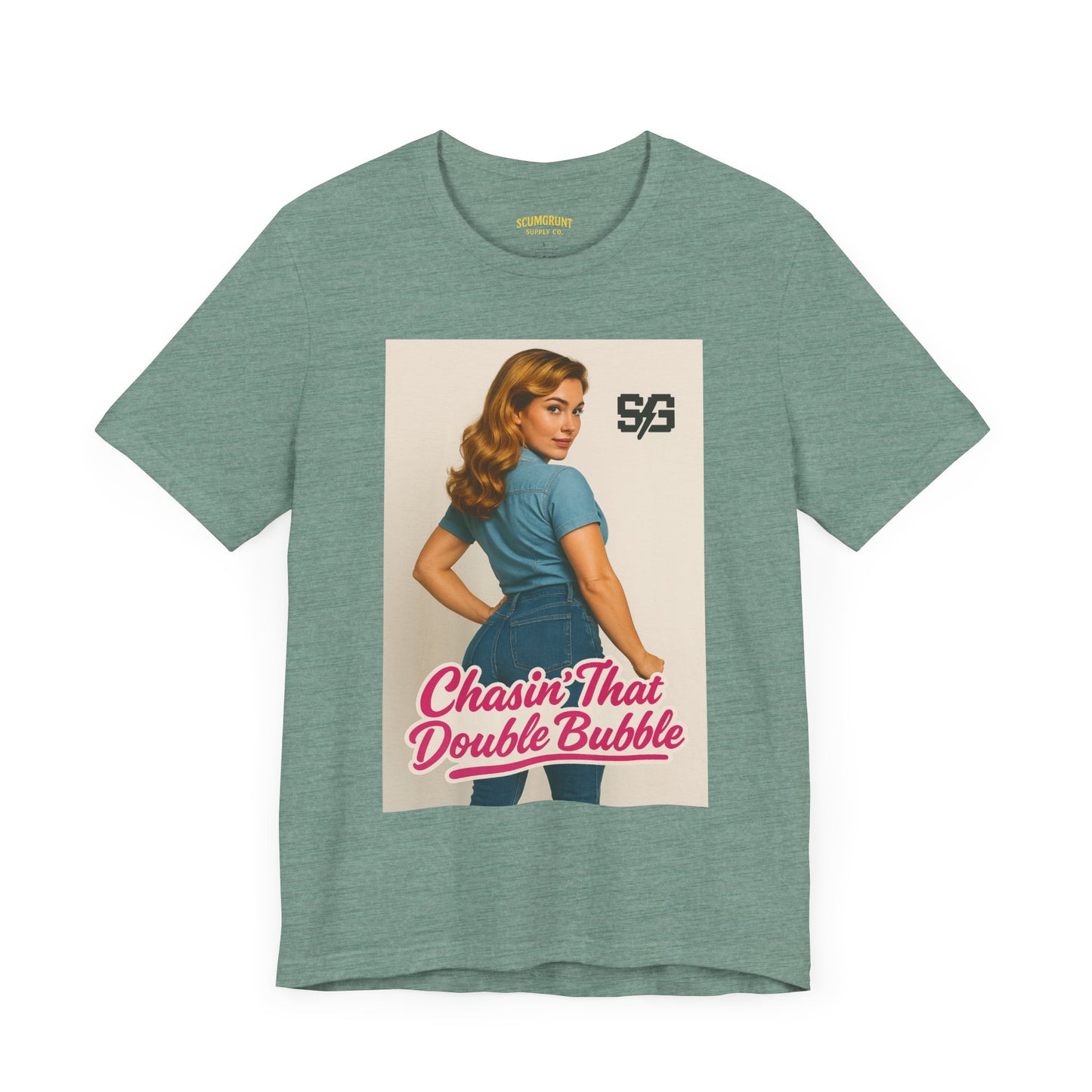 Retro Chasin' That Double Bubble - Vintage Style Graphic Shirt