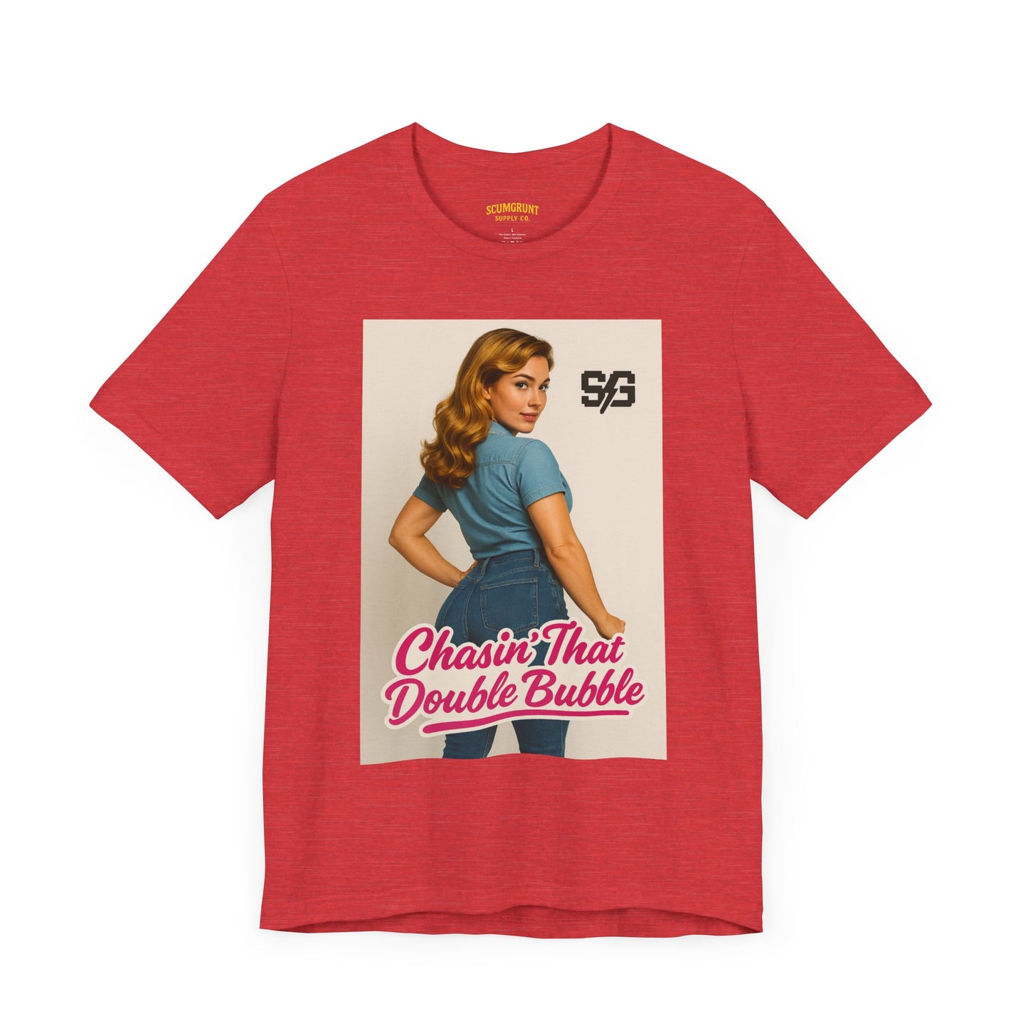 Retro Chasin' That Double Bubble - Vintage Style Graphic Shirt