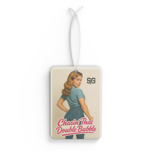 Retro Car Air Freshener - Chasin' That Double Bubble