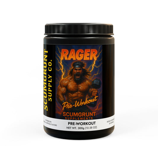 Rager Pre-Workout Supplement, Watermelon (300g, 10.58oz)