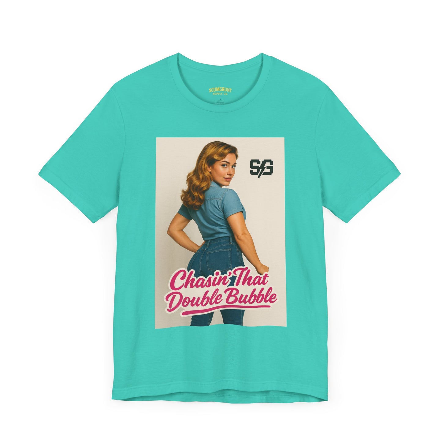 Retro Chasin' That Double Bubble - Vintage Style Graphic Shirt
