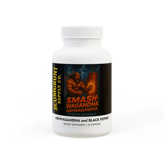 Smash-wagandha Ashwagandha and Black Pepper Supplement (60 capsules)