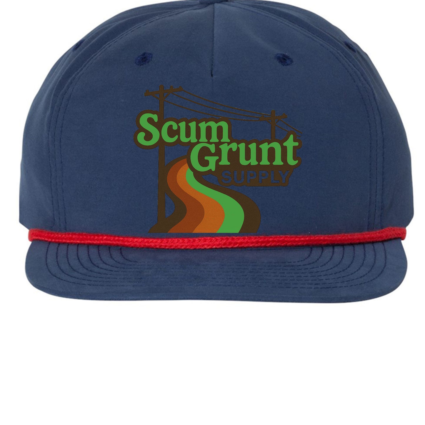 Navy/ Red - FRONT