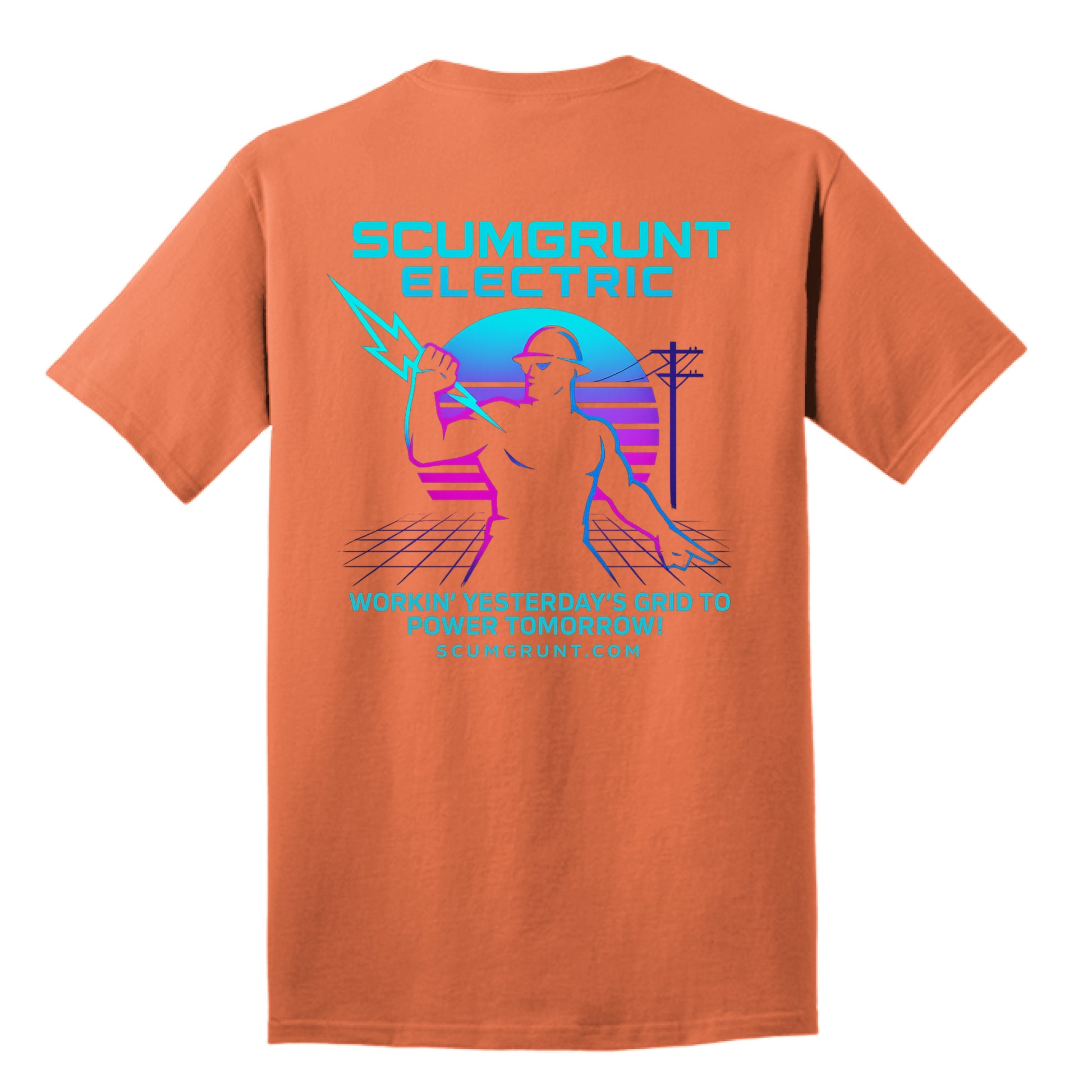 Neon Orange - BACK