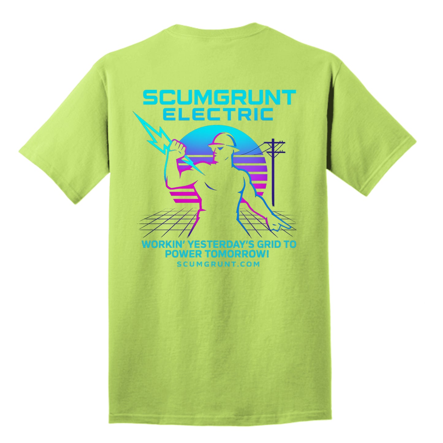 Neon Yellow - BACK